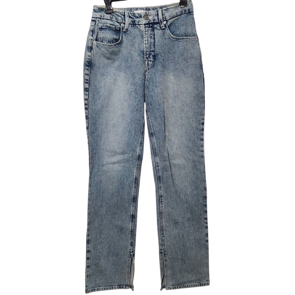 Good American Jeans Size 2 / 26 Blue Open Bottom